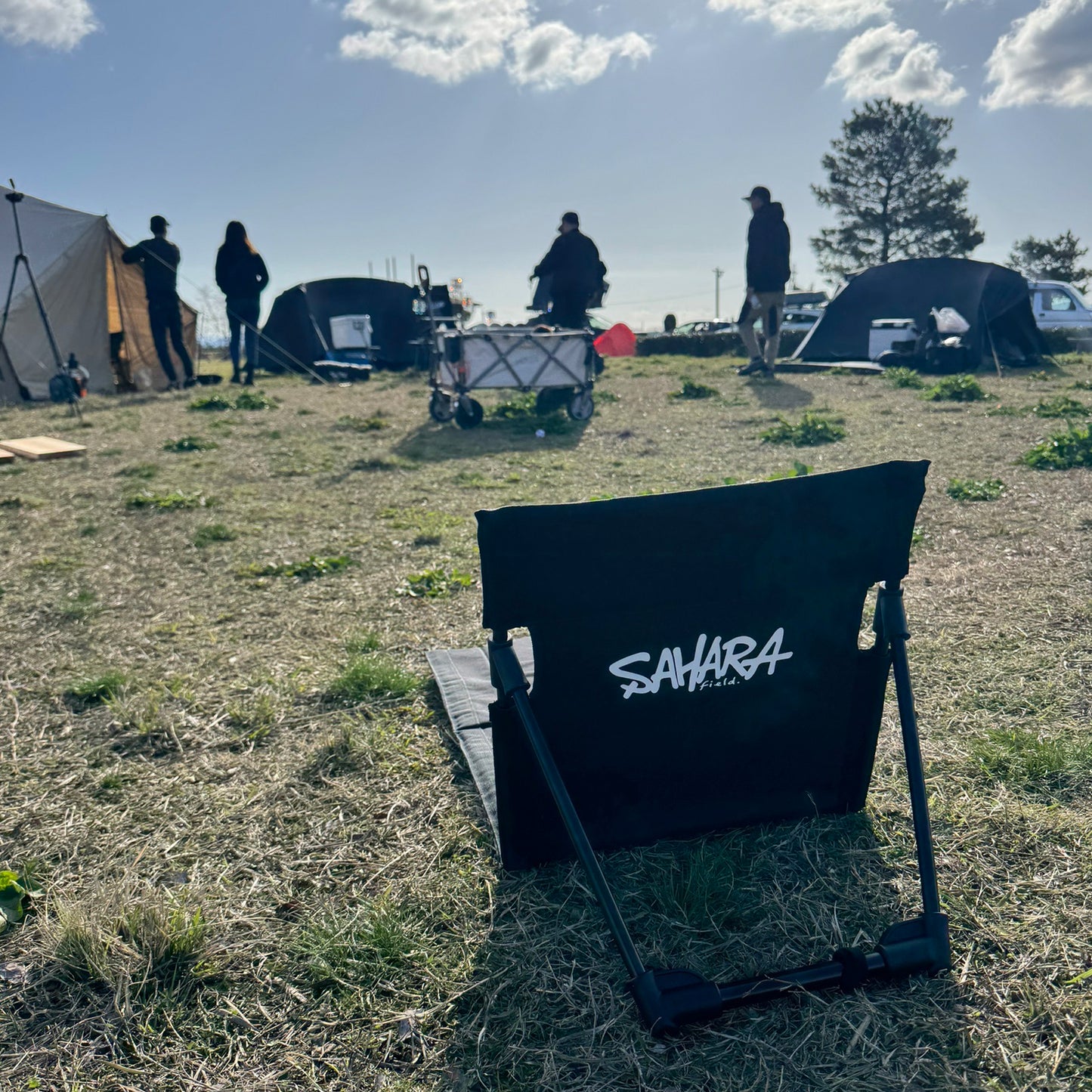 FieldSAHARA 地べたチェア ショートバージョン FSZC002 - FieldSAHARA