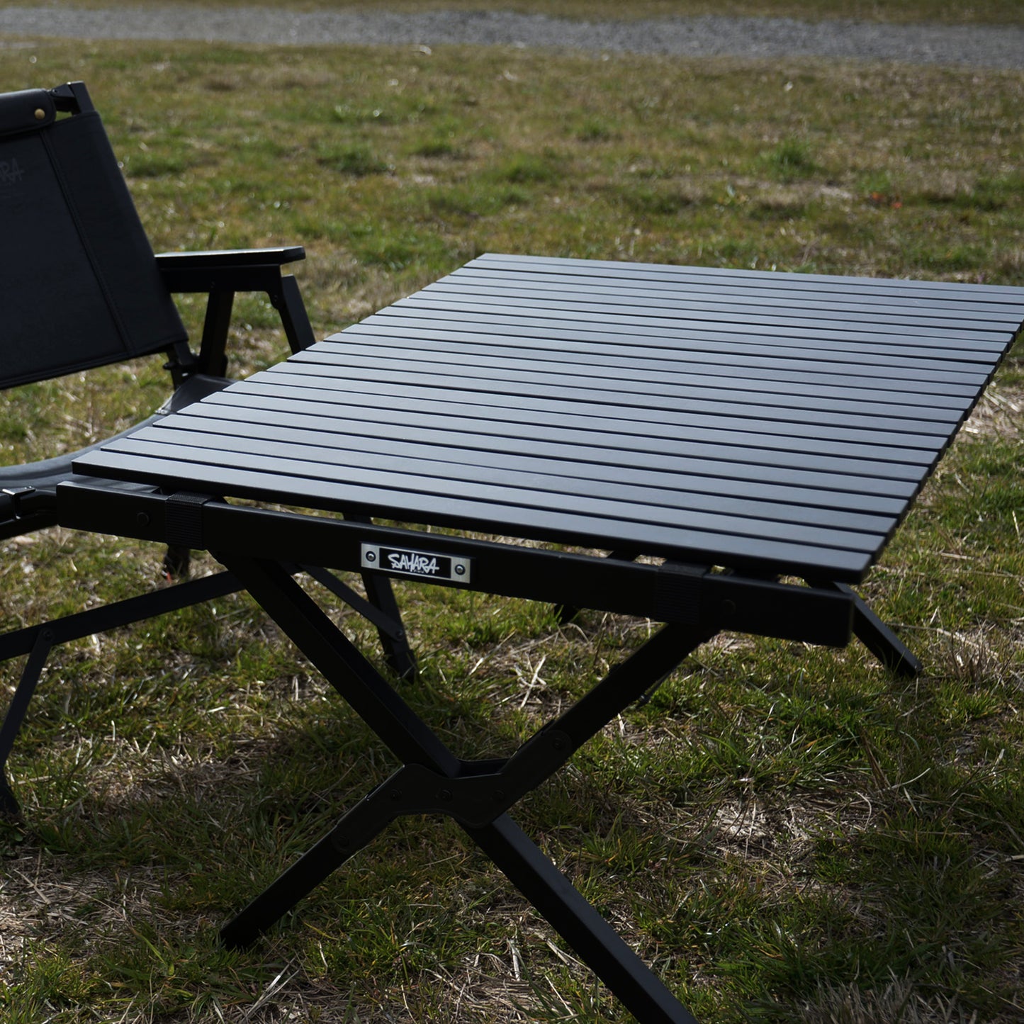 FieldSAHARA ウッドロールテーブル BLACK - FieldSAHARA