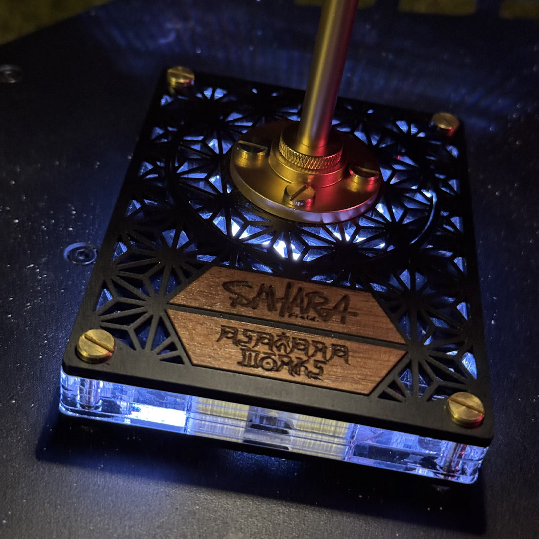 FieldSAHARA x ASAGARAWORKS Collaboration LED Coaster stand parts - FieldSAHARA