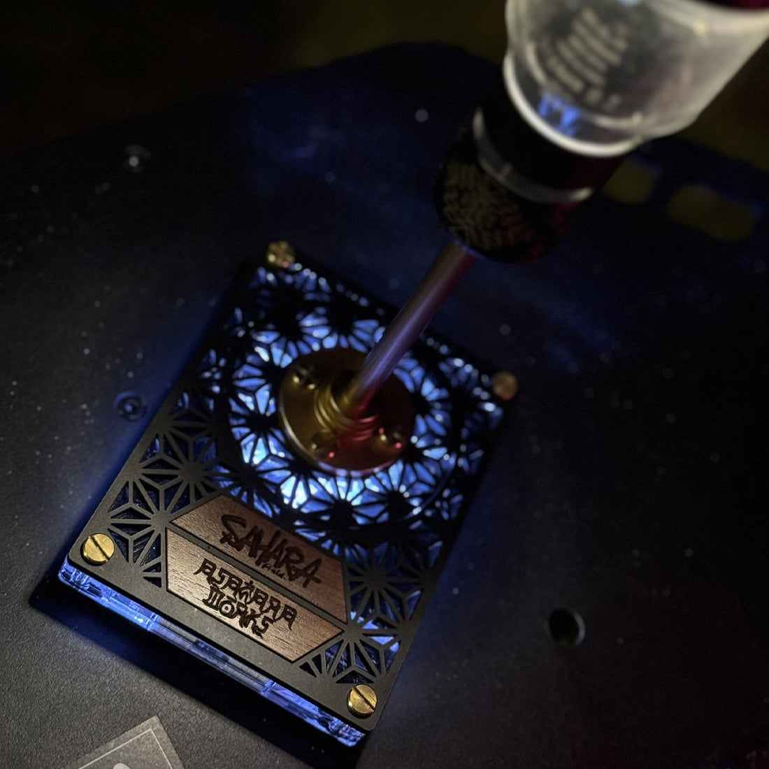 FieldSAHARA x ASAGARAWORKS Collaboration LED Coaster stand parts - FieldSAHARA