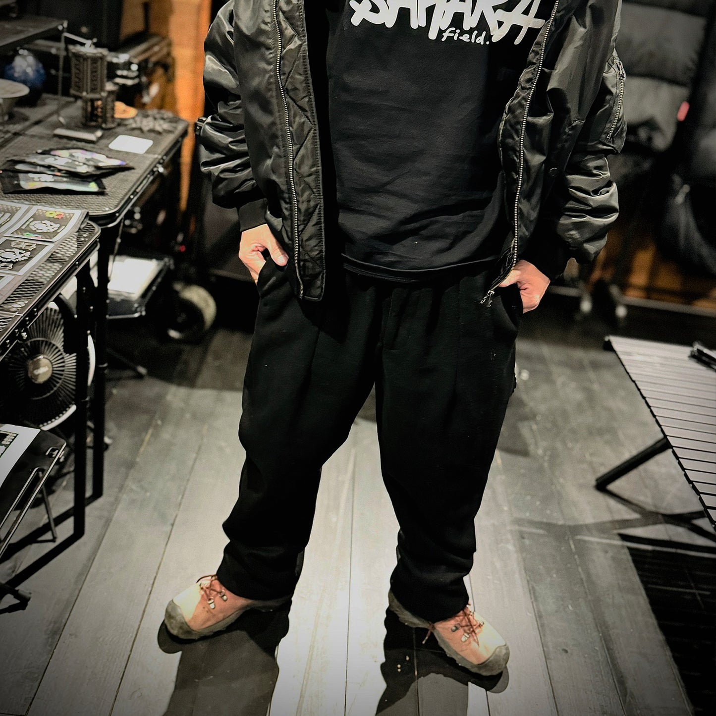 FieldSAHARA FSP001BK オリジナル 防寒パンツ ALL BLACK - FieldSAHARA