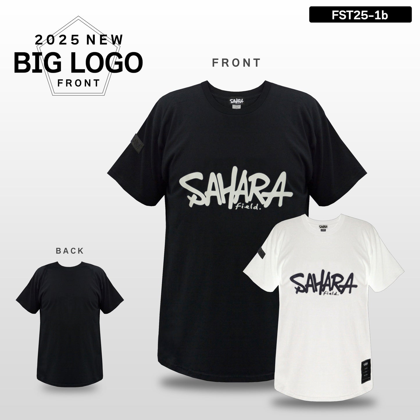 【 受注期間 4月1日 20:00 ~ 4月9日 23:59 】FieldSAHARA オリジナルBIG LOGO Tシャツ FST25-1b - FieldSAHARA