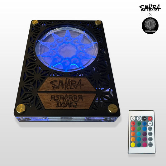 【 受注商品 : 8月下旬発送予定 】FieldSAHARA x ASAGARAWORKS  Collaboration LED Coaster - FieldSAHARA