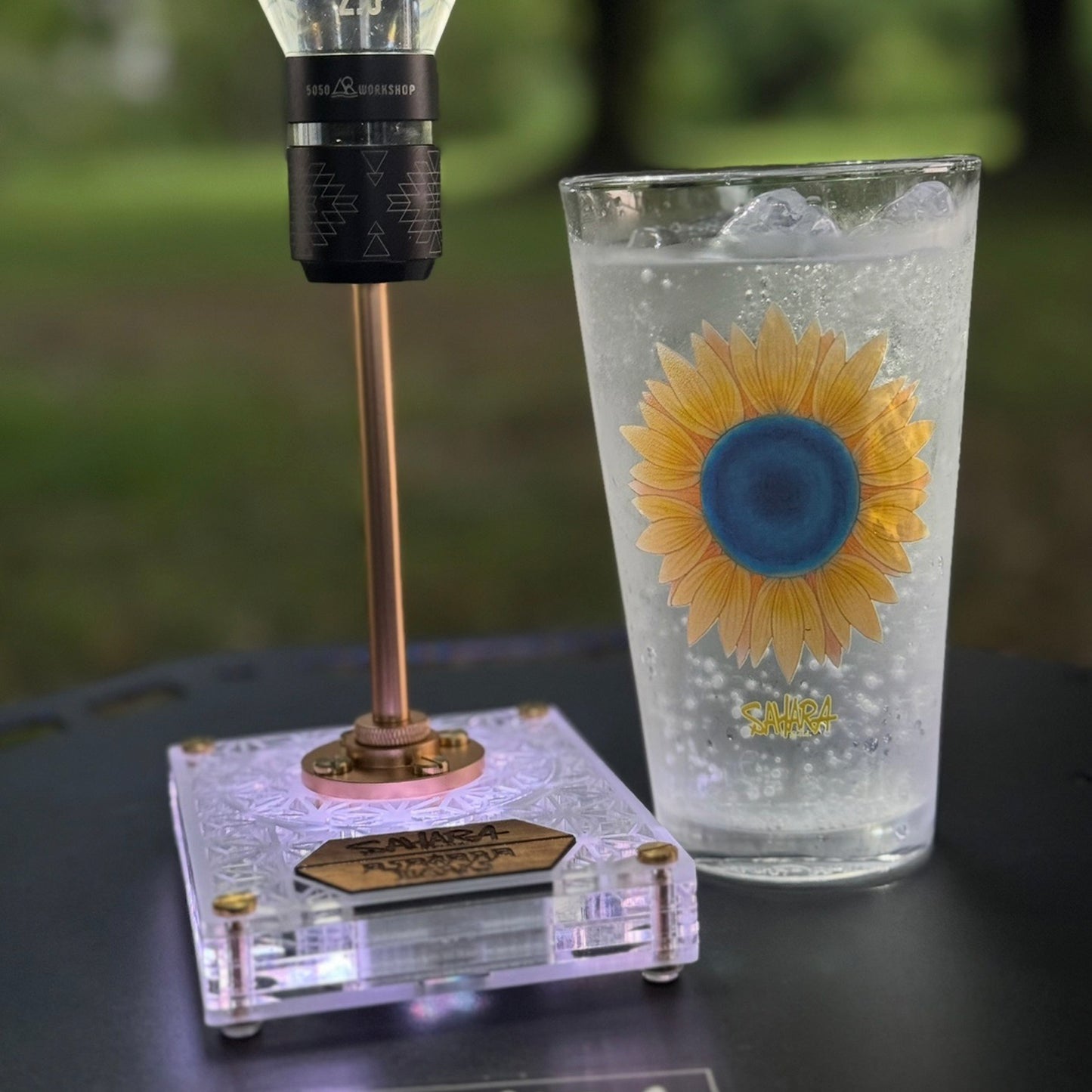 限定 WHITE カラー【 受注商品 : 8月下旬発送予定 】FieldSAHARA x ASAGARAWORKS LED Coaster stand parts