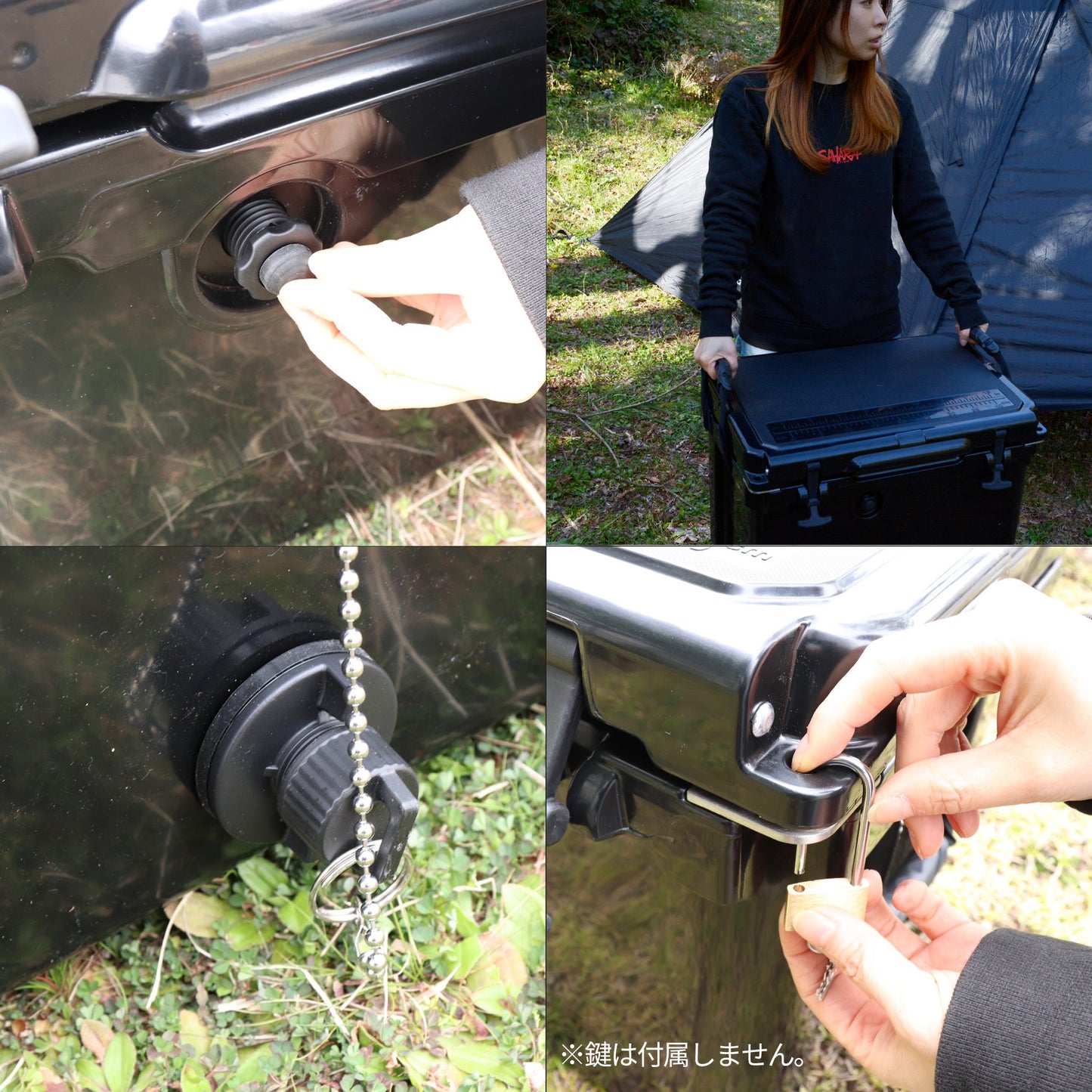 6月21日12:30〜販売開始 2023NEW FieldSAHARA FS-cl45(42.5L )クーラーボックス ALL BLACK XXXX - FieldSAHARA