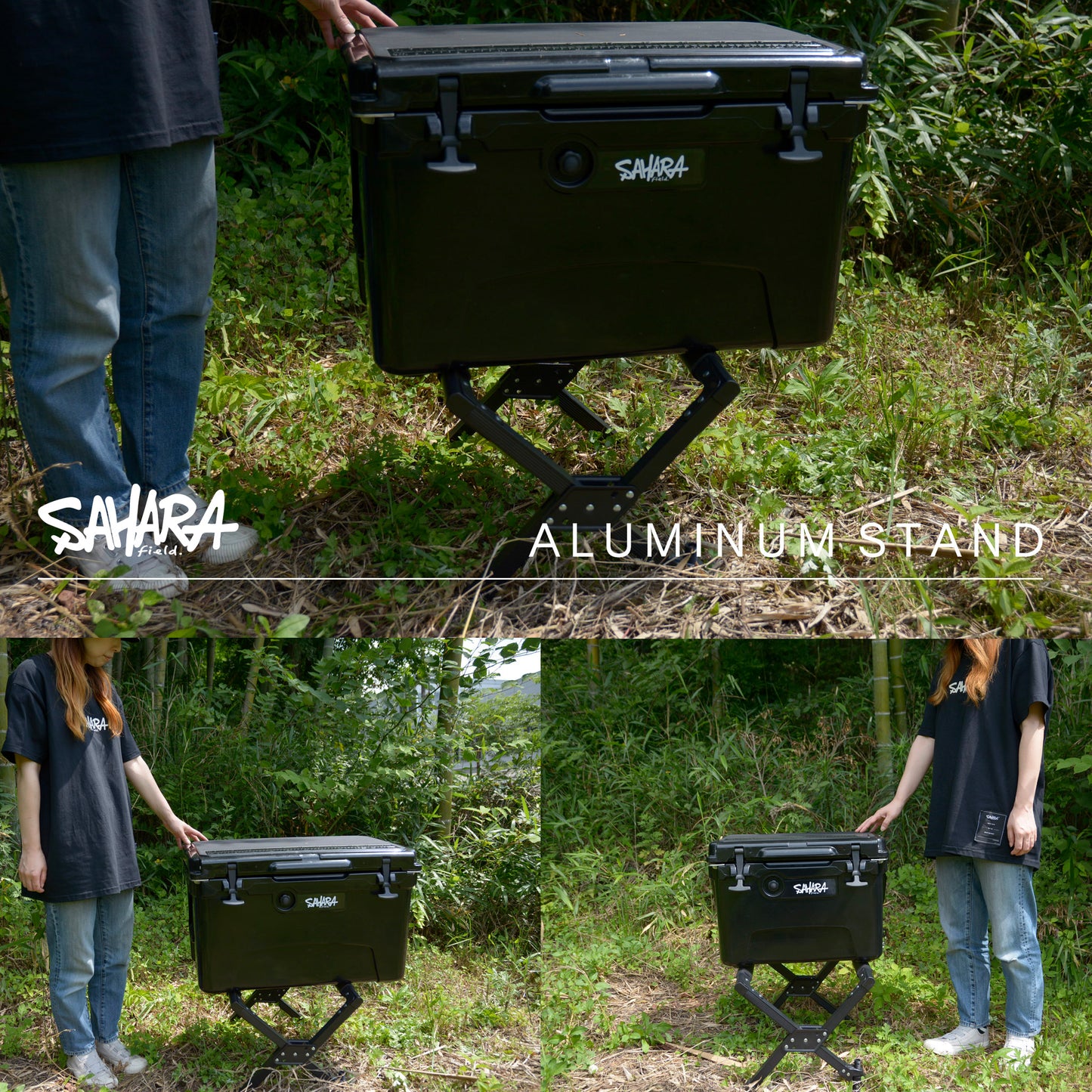6月21日12:30〜販売開始 2023NEW FieldSAHARA FSAS001 ボックス アルミスタンド - FieldSAHARA