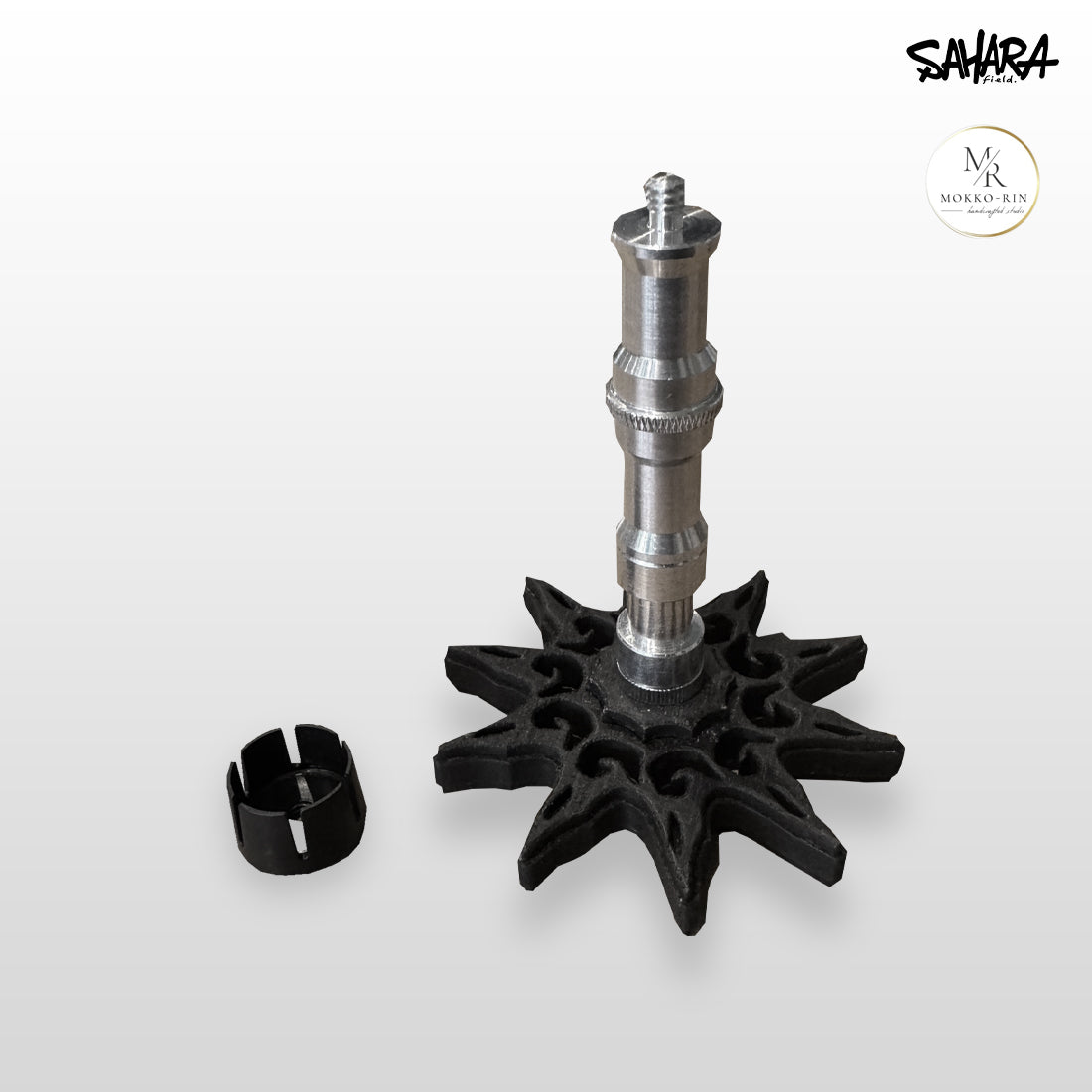 【 NEW 】FieldSAHARA × 木工凛 コラボランタンシェード 黒蝪蝶【 kuroageha 】専用スタンド
