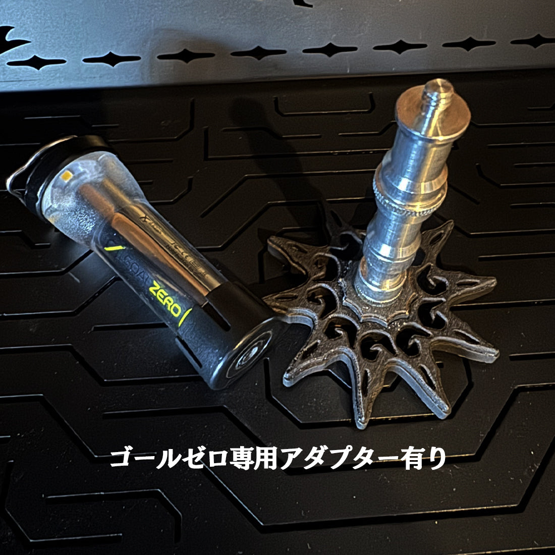 【 NEW 】FieldSAHARA × 木工凛 コラボランタンシェード 黒蝪蝶【 kuroageha 】専用スタンド
