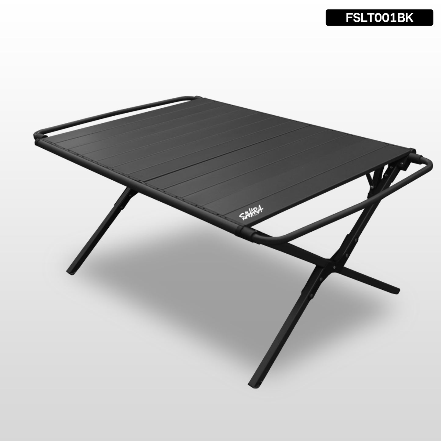 2023NEW 予約受付中 FieldSAHARA FSLT001BK ローテーブル ALL BLACK 折りたたみ 耐荷重40kg - FieldSAHARA