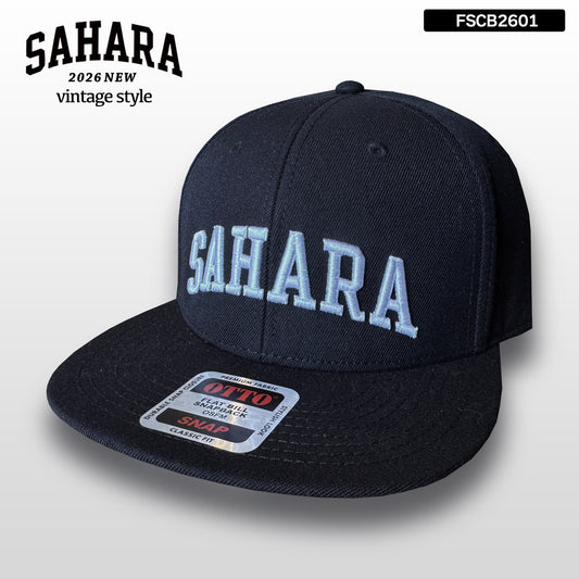 【 受注販売 】FieldSAHARA 2026 NEW オリジナルフラットキャップ ALL BLACK