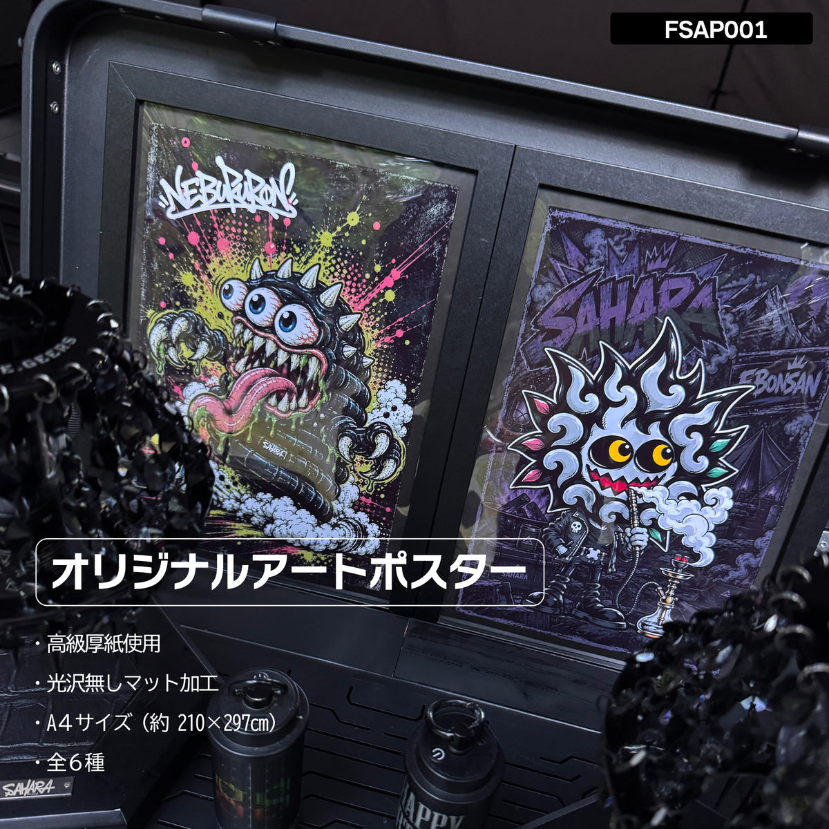 FieldSAHARAオリジナル A4アートポスター 全6種