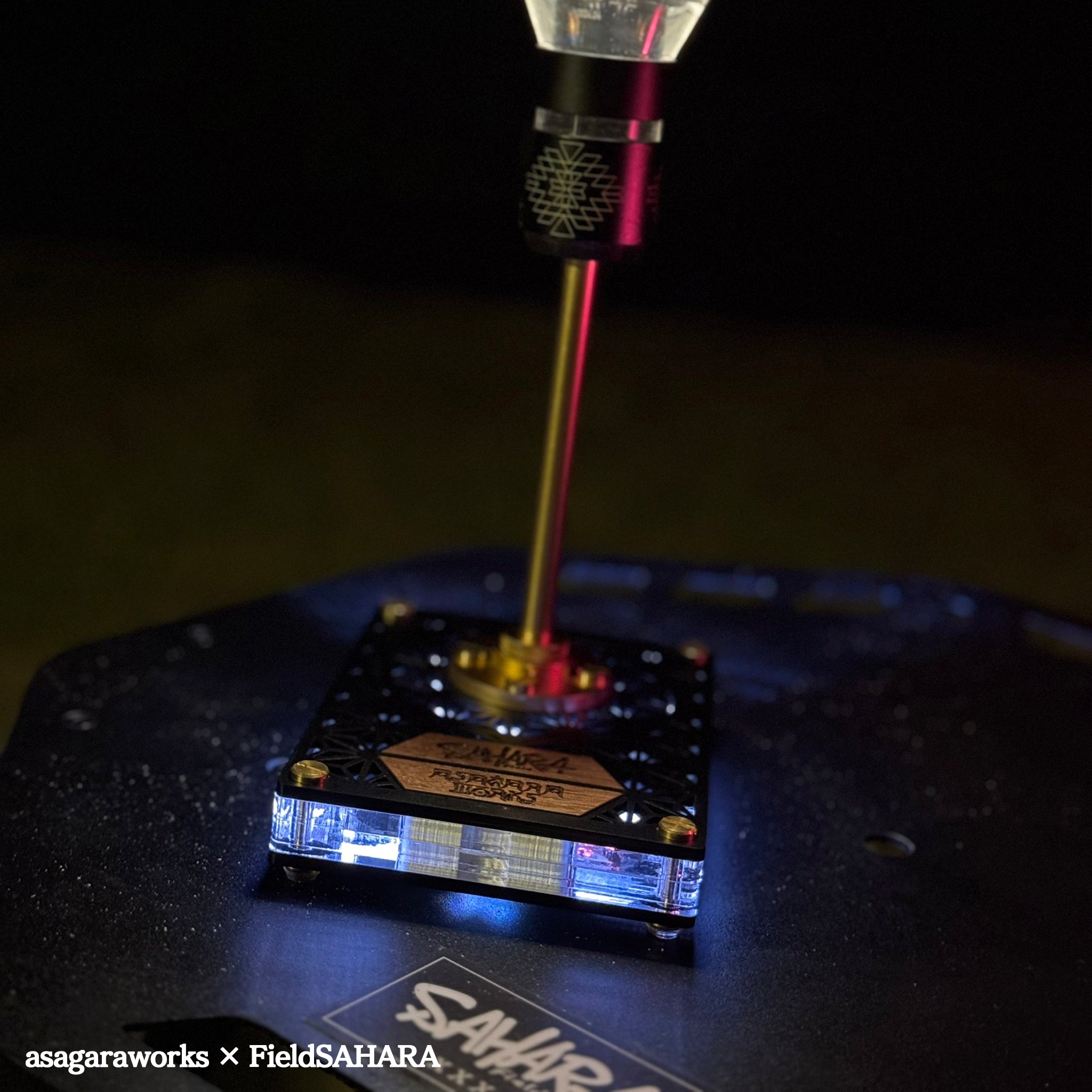 FieldSAHARA x ASAGARAWORKS Collaboration LED Coaster Set