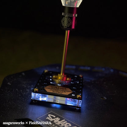 FieldSAHARA x ASAGARAWORKS  Collaboration LED Coaster Set - FieldSAHARA