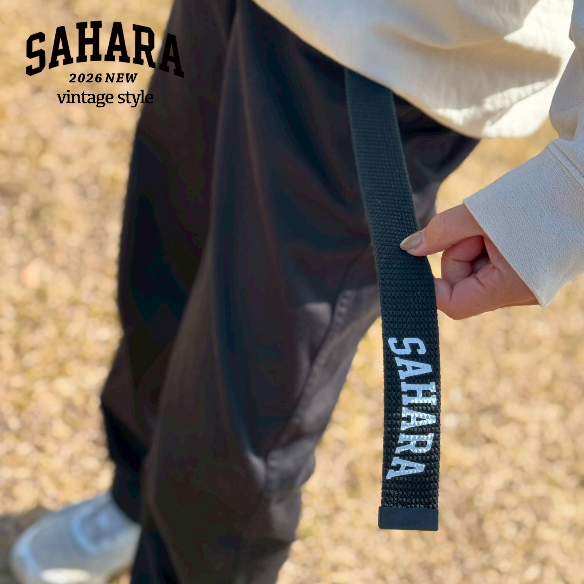 FieldSAHARA 2026 NEW ロングベルト ALL BLACK