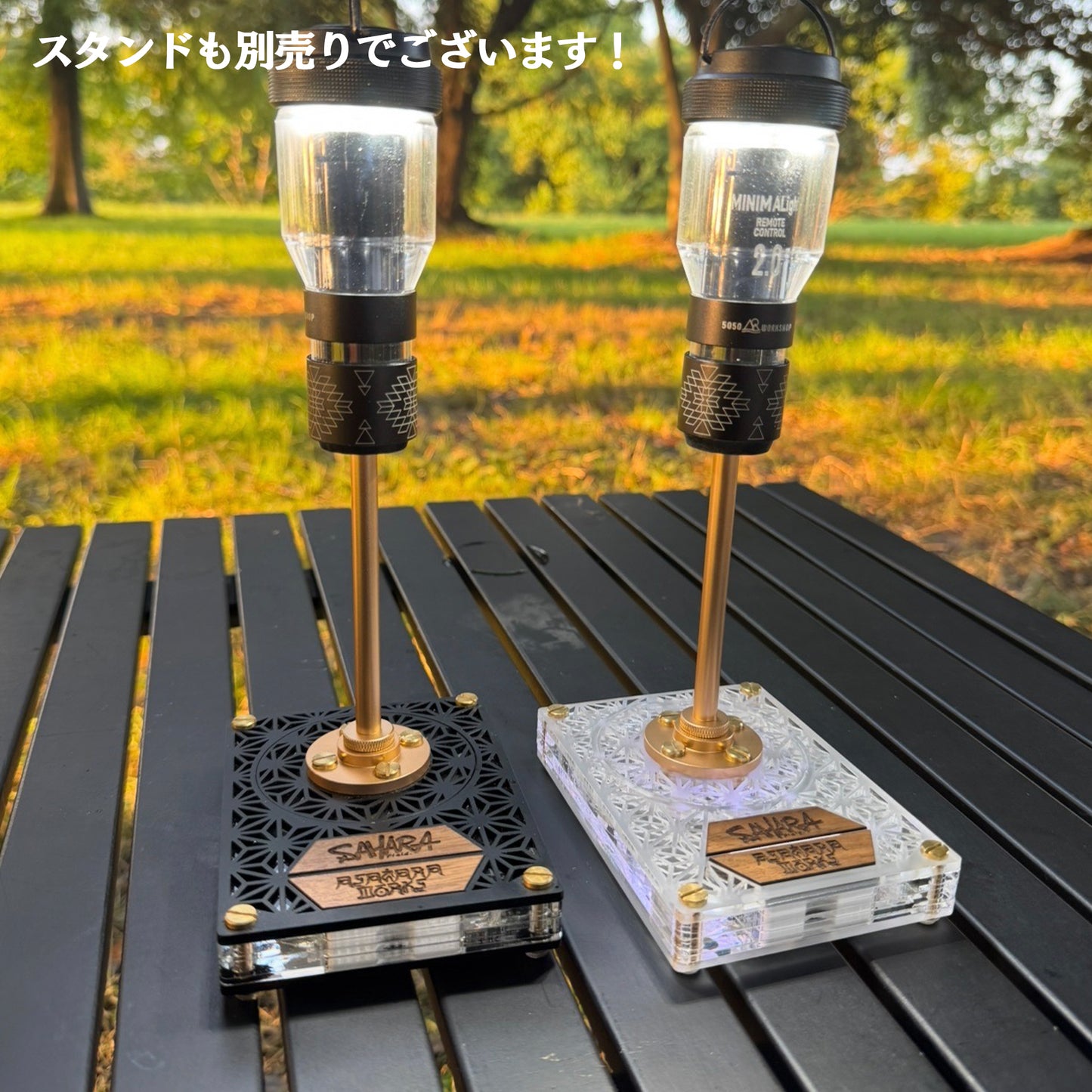 限定 WHITE カラー【 受注商品 : 8月下旬発送予定 】FieldSAHARA x ASAGARAWORKS Collaboration LED Coaster